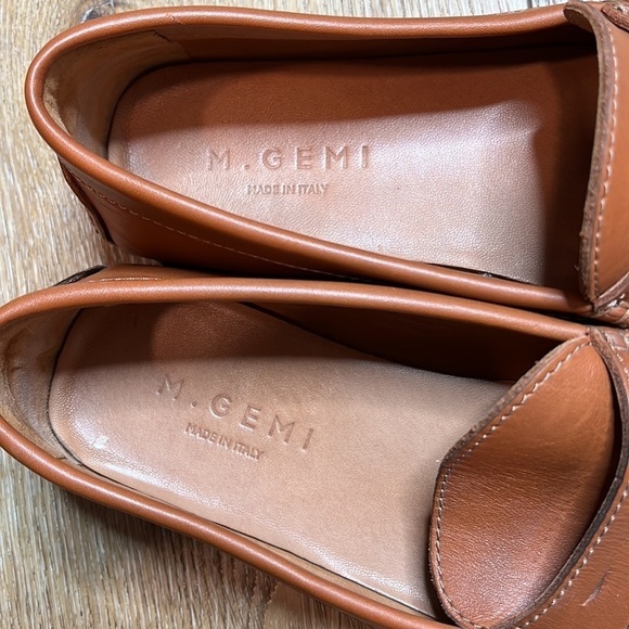 M. Gemi Leather Moccasin in Saddle Brown Size 42.5/9.5 - Picture 7 of 8